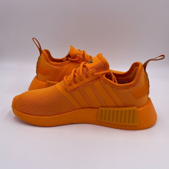 NWT adidas NMD R1 Orange Womens Shoes - Picture 2 of 8